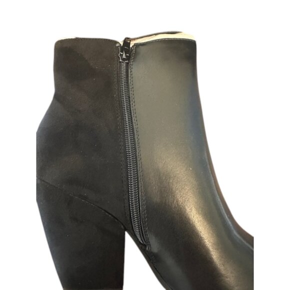 Liz Claiborne Women's Utopia Black Block Heel Booties Size 11M - Picture 6 of 14